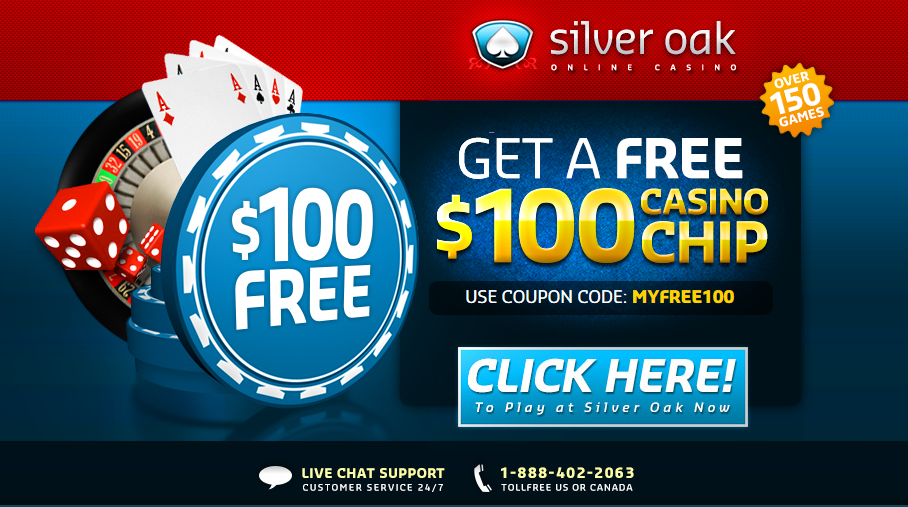 Silver Oak│$100 Free Chip Silver Oak│$100 Free Chip