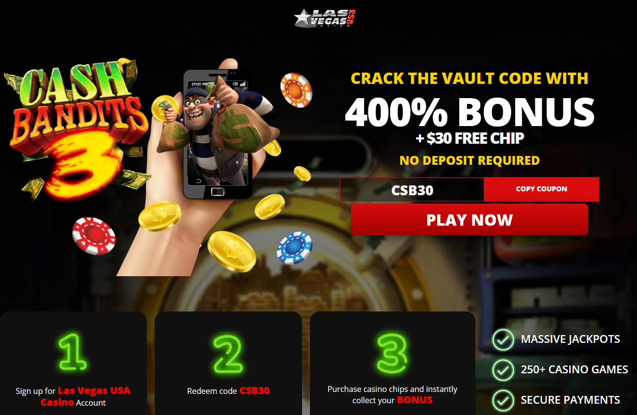 400%
                                WELCOME BONUS + $30 FREE CHIP